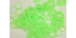 600 loom bands SILICONE vert fluo