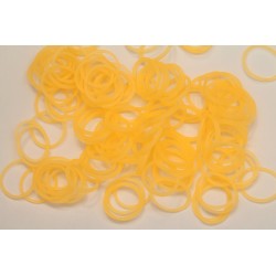 600 loom bands SILICONE orange fluo