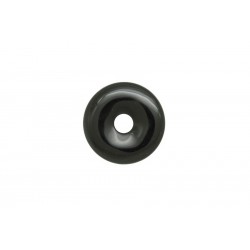 3 donuts pierre agate noire 30 mm