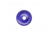 3 donuts pierre howlite trempee lapis 30 mm
