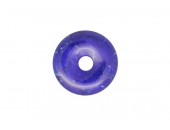 2 donuts pierre howlite trempee lapis 35 mm