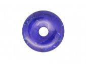 2 donuts pierre howlite trempee lapis 45 mm