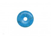 3 donuts pierre howlite trempee turquoise 30 mm