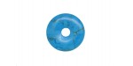 2 donuts pierre howlite trempee turquoise 35 mm