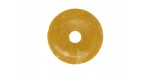 2 donuts pierre jade jaune 45 mm