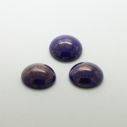 10 rond bleu irise 20mm