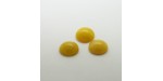 10 rond jaune soie 20mm
