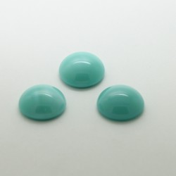 50 rond turquoise 12mm